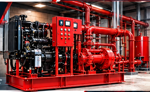 Fire fighting pump system
